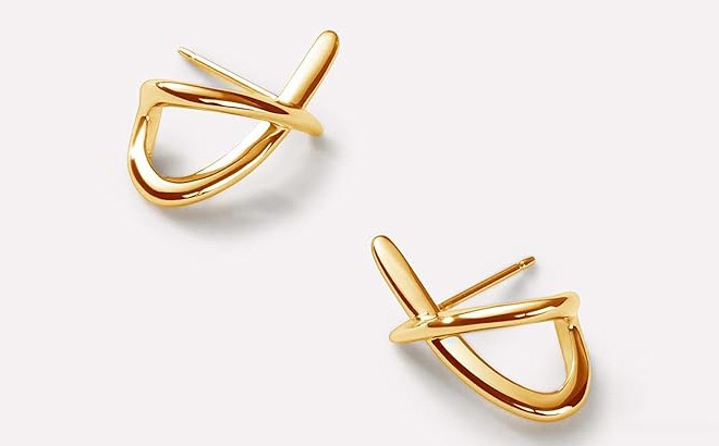 14K Gold Stud Earrings