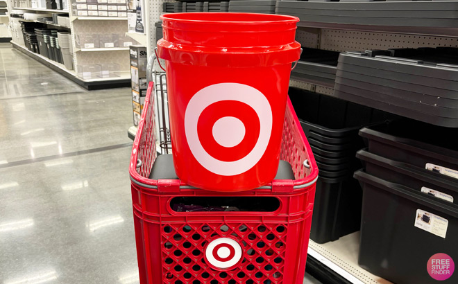 5 Gallon Bucket on a Cart at Target