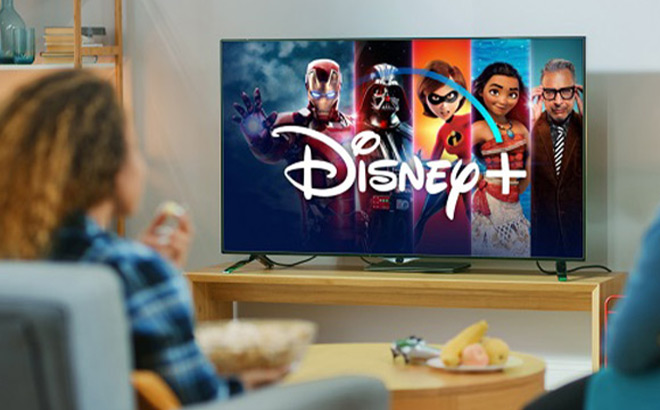 A Gril Watching Disney