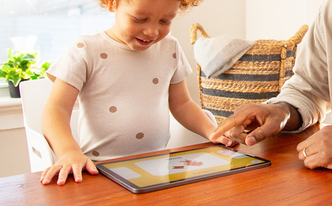 A Kid Playing One of Piknik Preschool Games That Build Early Learning Skills