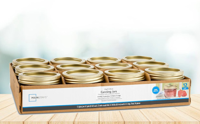A Pack of Small Mason Jars
