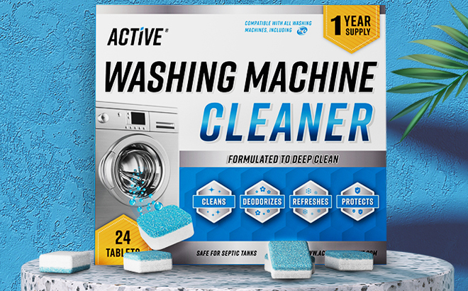 Active Washing Machine Cleaner Descaler 24 Pack