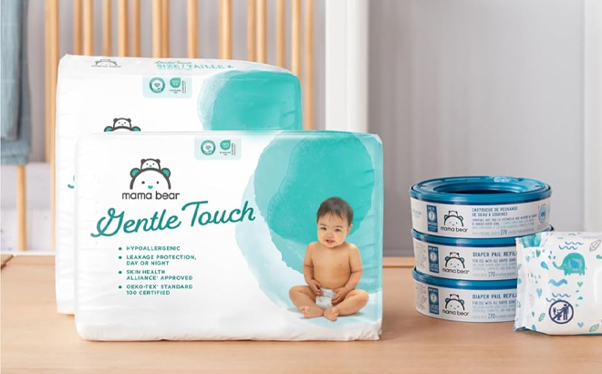 Amazon Brand Mama Bear Gentle Touch Diapers