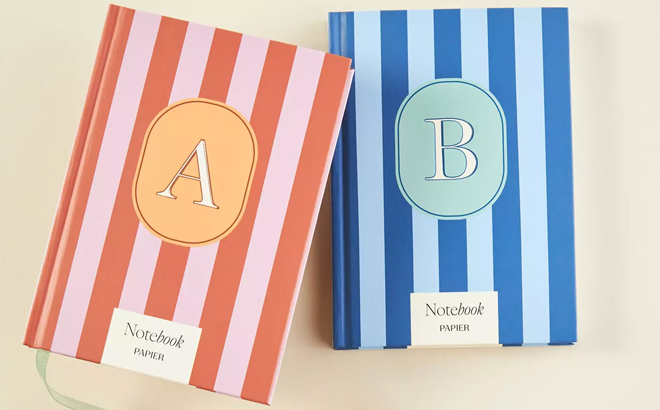 Anthropologie Papier Monogram Journals