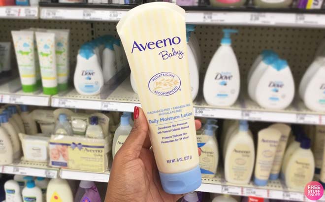 FREE Aveeno Baby Moisture Lotion