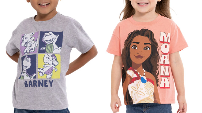 Barney Toddler Short Sleeve Crewneck Tee