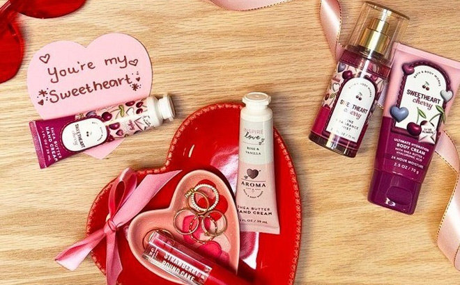 Bath and Body Works Valentines Products Overview