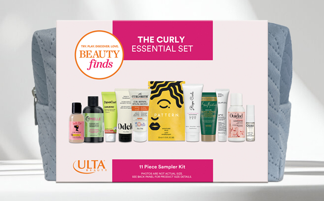 Beauty Finds The Curly Essential Set on a Table