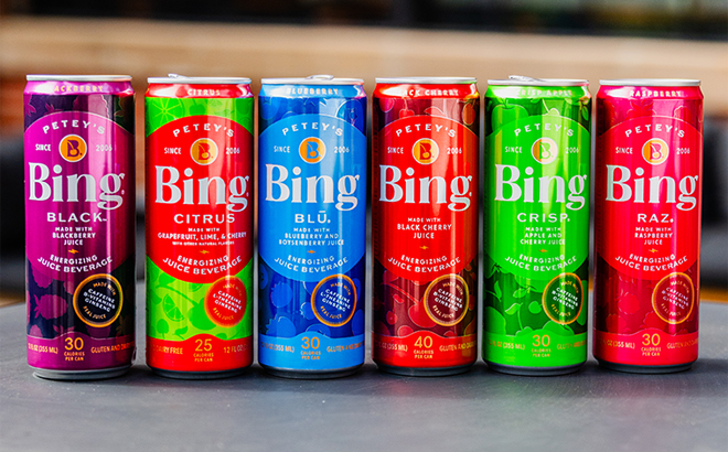 BING Energizing Juice Beverages