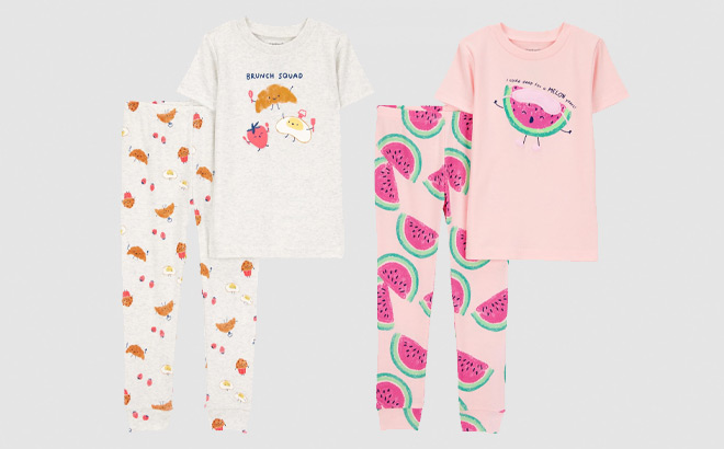 Carters 2 Piece Pajama Sets