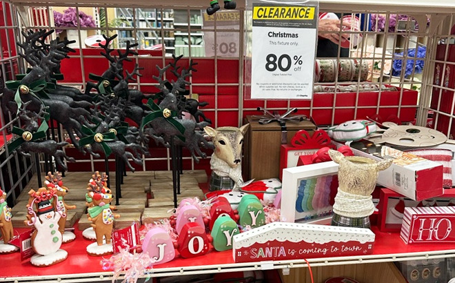 Christmas Clearance at Michaels