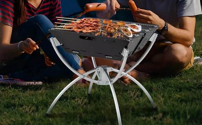 Costway 3 in 1 Portable Charcoal Grill