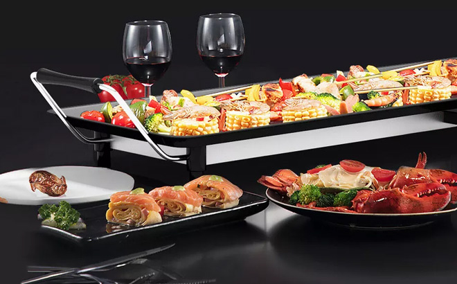 Costway Electric Teppanyaki Table Top Grill