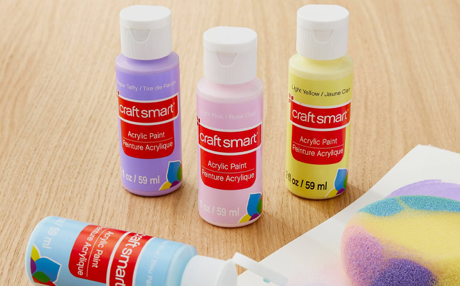 Craft Smart Pastel Acrylic Paint Set