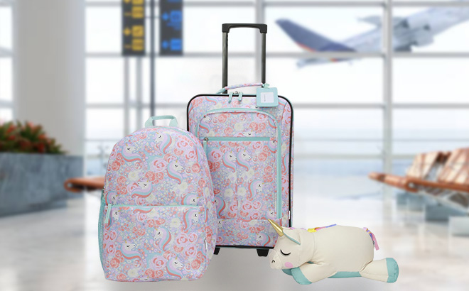 CRCKT 4 Piece Softside Kids Luggage Set