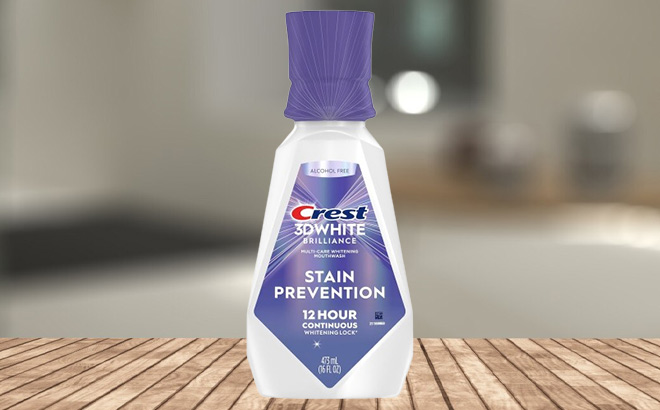 Crest 3D White Brilliance Stain Prevention Mouthwash