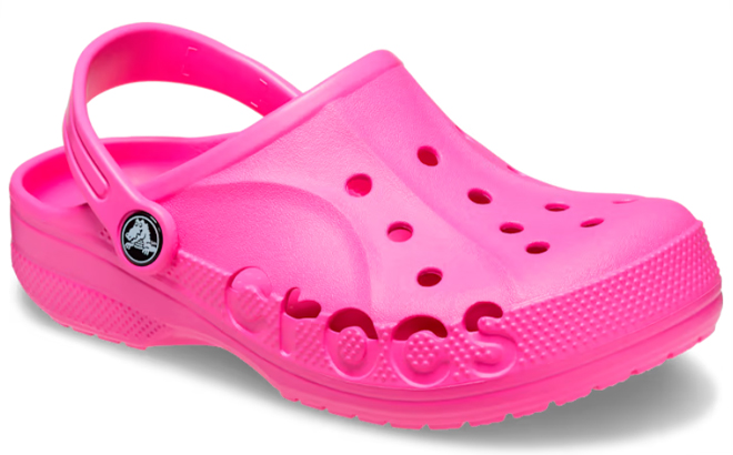 Crocs Toddler Baya Clogs in Electric Pink