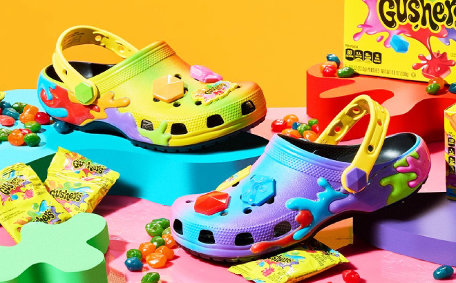 Crocs x Gushers Clogs