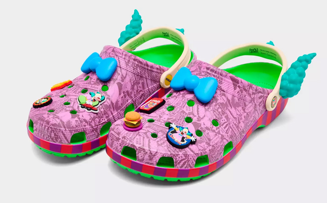 Crocs x The Simpsons Krusty The Clown Classic Clog Shoes