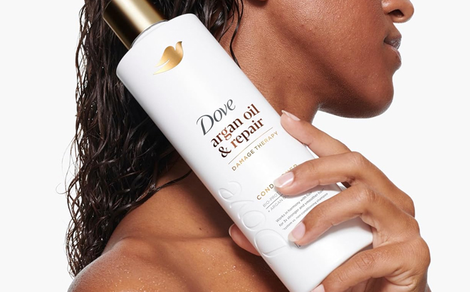 Dove Conditioner Argan Oil Repair for Fine Hair with Bio Protein Care Technology and Argan Oil Blend