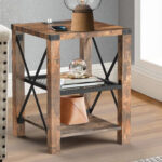Eidelweiss Tall End Table Nightstand