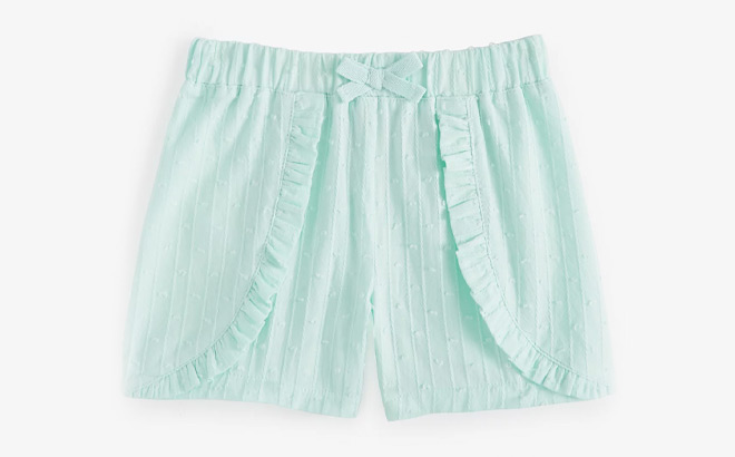 First Impressions Baby Girls Clip Dot Cotton Shorts