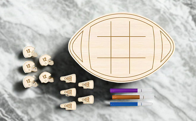 Football Tic Tac Toe Board