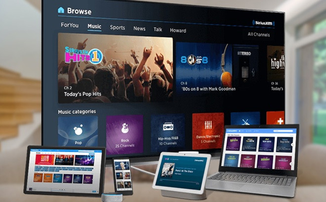 Gadgets with SiriusXM Streaming on the Background