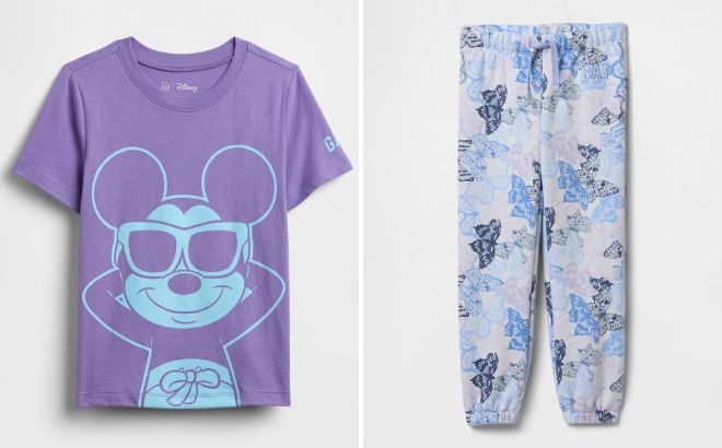 GAP Factory babyGap × Disney Graphic T Shirt and babyGap Pull On Joggers