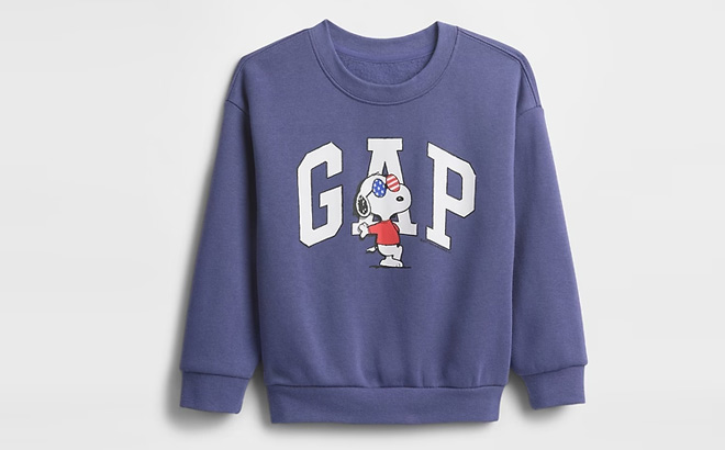 GAP Factory babyGap Peanuts Relaxed Logo Sweatshirt