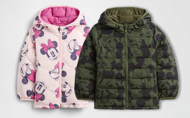 GAP Factory Disney Kids Puffer Jackets