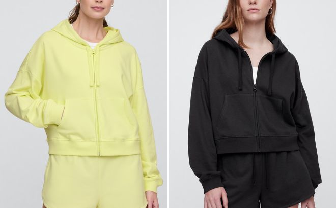 GAP Factory Oversized Zip Hoodie