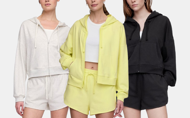 GAP Factory Oversized Zip Hoodies in 3 Colors