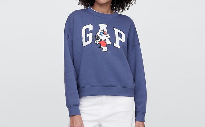 GAP Factory Peanuts Oversized Sweatshirt