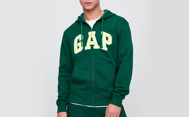GAP Factory Relaxed Gap Logo Hoodie 2