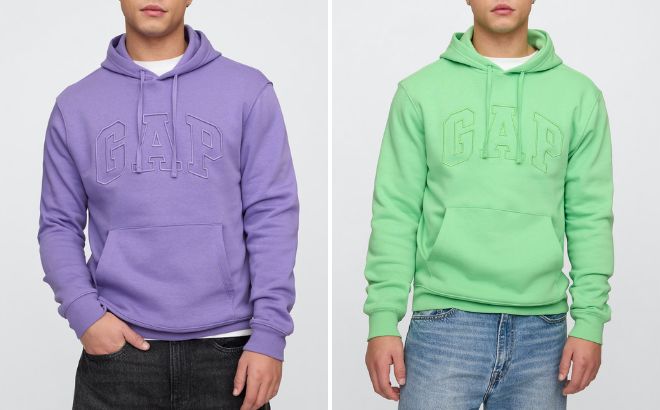 GAP Factory Relaxed Gap Logo Hoodie