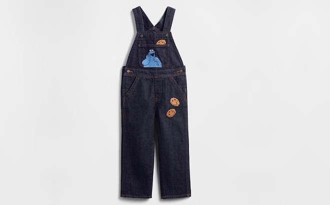 GAP Factory Sesame Street Relaxed Denim Overalls