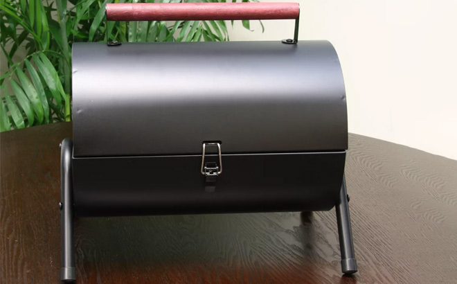 Gibson Home Delwin Carbon Steel Barrel BBQ