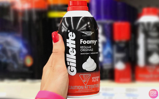 Gillette Foamy Shave Cream in Shaving Foam