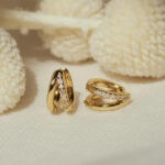 Gold Hoop Earrings 1