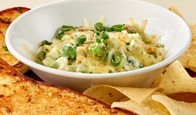Granite City Food and Brewery Spinach Artichoke Dip
