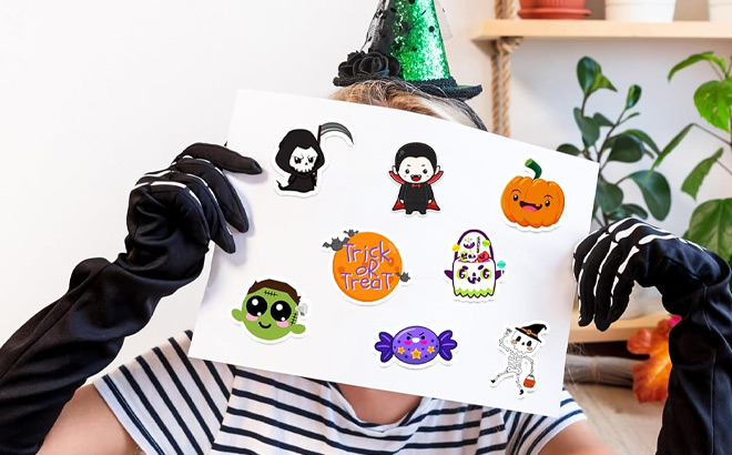 Halloween 100 Count Stickers