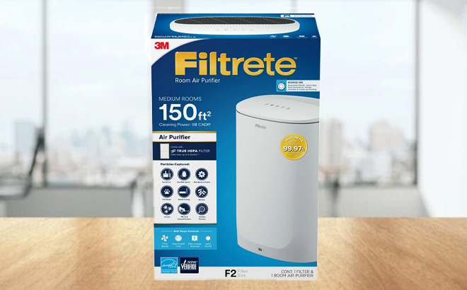 HEPA Air Purifier 150sq at The Desk