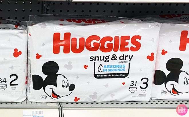 FREE Huggies Diapers + $3.21 Moneymaker