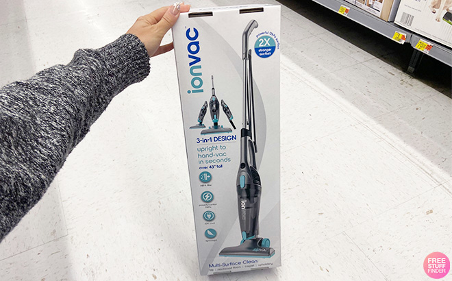 IonVac 3-in-1 Stick Vacuum $22 at Walmart