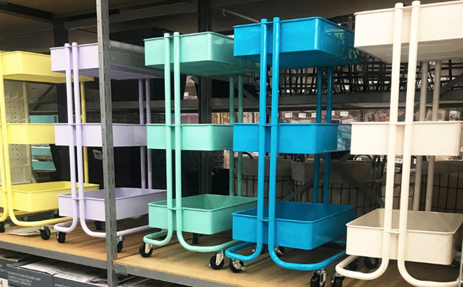 Lexington 3Tier Rolling Cart by Simply Tidy