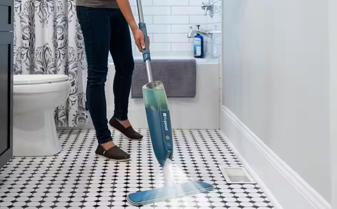 Lifeproof Microfiber Spray Mop with 2 Spray Modes