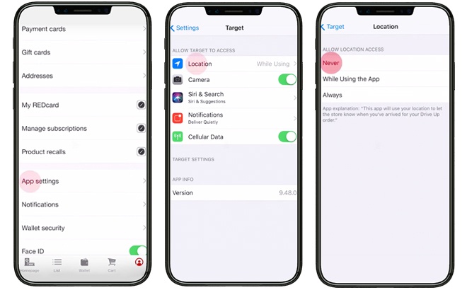 Turning Off Location When Price Matching