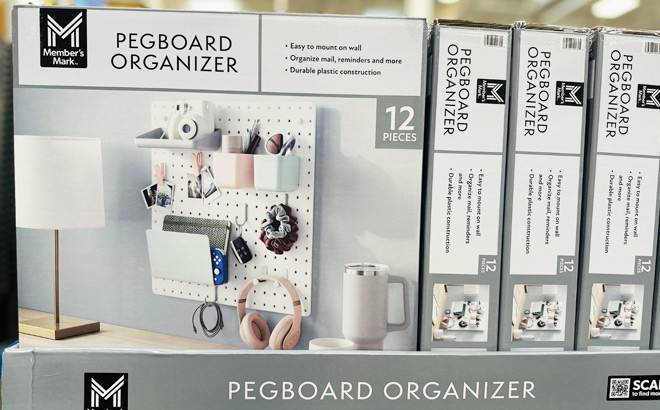 Members Mark Pegboard Organizer Set