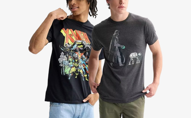 Mens Character Graphc Tees